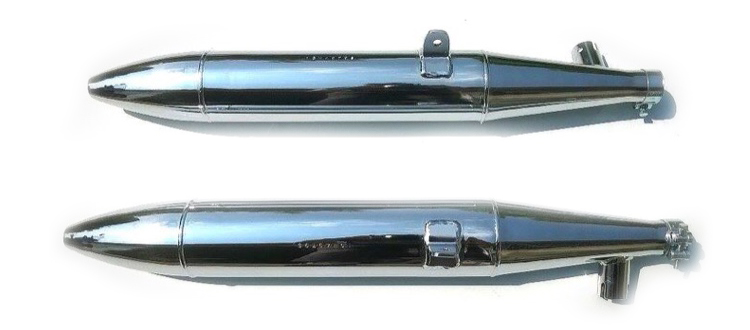 Busso silencers - Guzzi V7 700-850