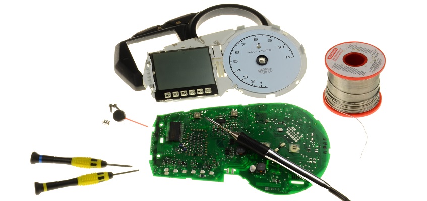 Carmo Electronics - Dashboard repair - Moto Guzzi