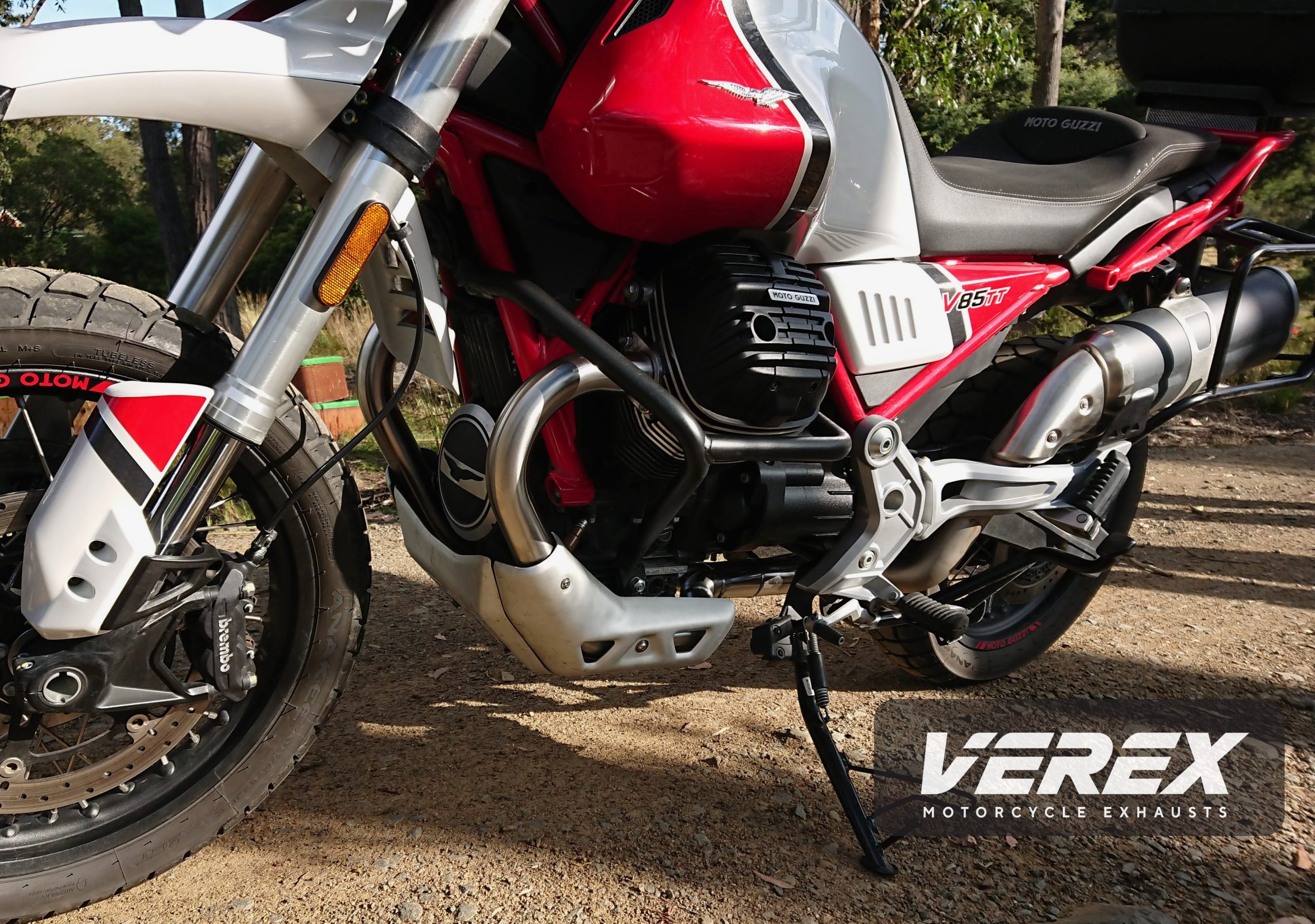 Verex exhausts - Guzzi V85